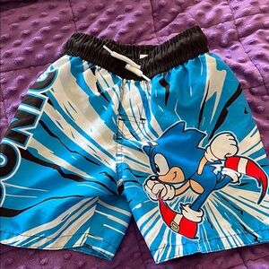 Kids Sonic the Hedgehog Swim Shorts - Blue